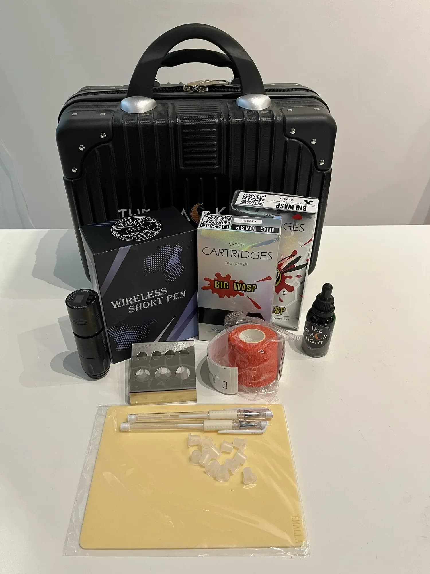 Professional SMP training kit included with courses at The Black Light Academy Toronto